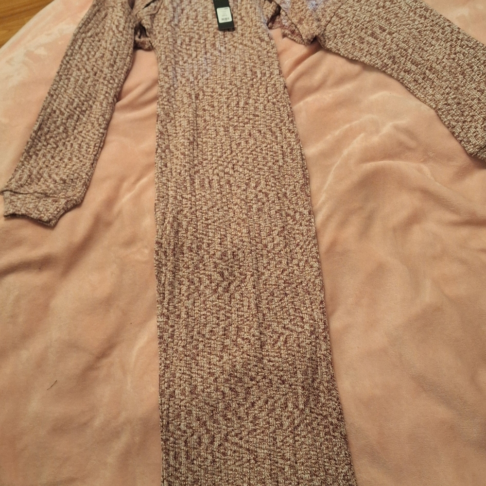 Elegant Knit Long Sleeve Dress